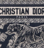 MINI DIOR BOOK TOTE PHONE BAG Blue Toile de  (13 x 18 x 5 cm).