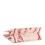 CHRISTIAN DIOR Canvas   Book Tote Red White.
