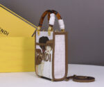 2 color handmade illustrated mini bag. - Image 7