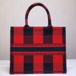 Dior Book Tote Bag Check Canvas. - Image 2