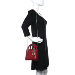 CHRISTIAN DIOR Mini Lady Dior Red. - Image 4