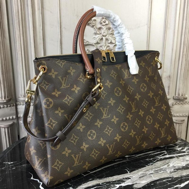 223CC9B5-2F46-0B73-D778-C309E361C62F Tote Canvas Bag M41218 Noir. - Image 1