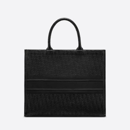 LARGE DIOR BOOK TOTE Black Dior  Calfskin (42 x 35 x 18.5 cm).