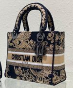 Dior Lady D-Lite Bag Black. - Image 4