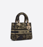 LADY D-LITE BAG Black  Dior  with. - Image 4