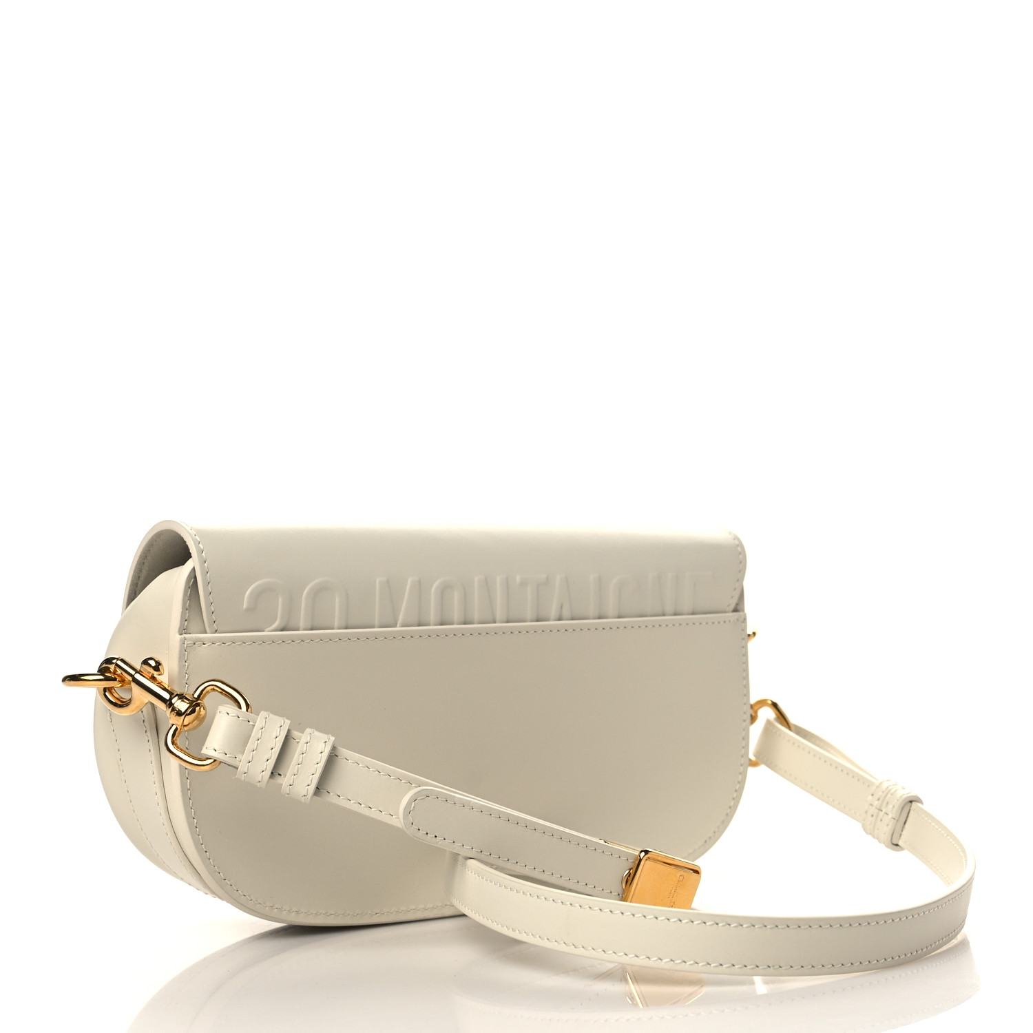 34A7DF0B-489A-6AF9-0625-EF2894F19D76-1 CHRISTIAN DIOR Box Calfskin East West Bobby Bag Latte. - Image 1