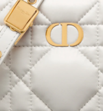 DIOR CARO BOX BAG Latte  Calfskin. - Image 3