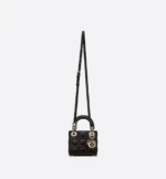 MICRO LADY DIOR BAG Black. - Image 4
