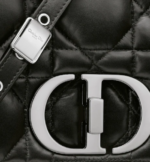 LARGE DIOR CARO BAG Black  Calfskin. - Image 2