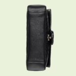 hand small shoulder bag - Black Leather. - Image 6