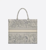 LARGE DIOR BOOK TOTE Gray Toile de  (42 x 35 x 18.5 cm). - Image 3
