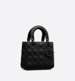 SMALL LADY DIOR MY  BAG Black  Calfskin. - Image 3