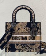 Dior Lady D-Lite Bag Black. - Image 3