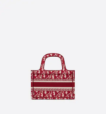 MINI DIOR BOOK TOTE Burgundy Dior  (22.5 x 15 x 6 cm). - Image 2