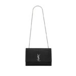 Large Kate Bag In Black Crocodile L.