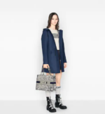 DIOR BOOK TOTE Blue Toile de  (36 x 27.5 x 16.5 cm). - Image 4