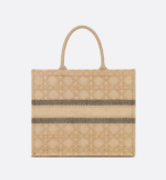 LARGE DIOR BOOK TOTE (42 x 35 x 18.5 cm).