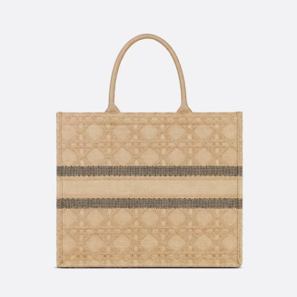 LARGE DIOR BOOK TOTE (42 x 35 x 18.5 cm).