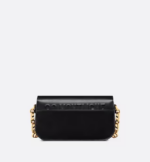 30 MONTAIGNE AVENUE BAG Black Box Calfskin. - Image 5