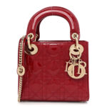 CHRISTIAN DIOR Mini Lady Dior Red.