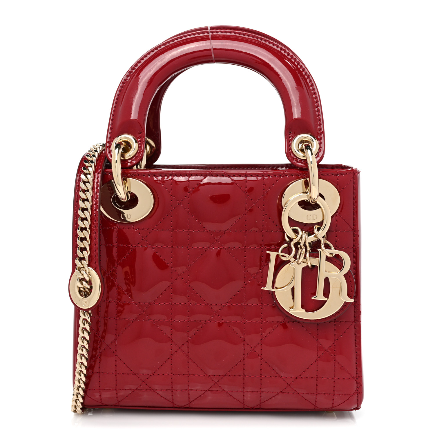 9F7F4D70-0347-E648-3A14-6BAB0EC8E0E0-1 CHRISTIAN DIOR Mini Lady Dior Red. - Image 1