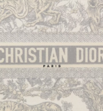 LARGE DIOR BOOK TOTE Gray Toile de  (42 x 35 x 18.5 cm).