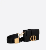 30 MONTAIGNE BOX BAG Black Box Calfskin. - Image 2