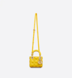 MICRO LADY DIOR BAG Yellow. - Image 2