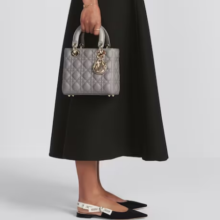 SMALL LADY DIOR MY BAG Steel Gray.