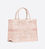DIOR BOOK TOTE Pink Toile de  (36 x 27.5 x 16.5 cm). - Image 3