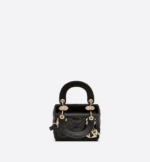 MICRO LADY DIOR BAG Black. - Image 2