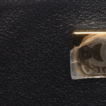 Mini Top Handle Flap in Black.