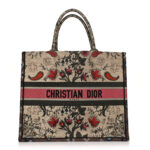 CHRISTIAN DIOR Large Broderie Dior Flowers Book Tote. - Image 4