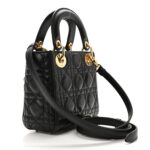 CHRISTIAN Mini Lady Dior Black.