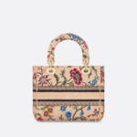LADY D-LITE BAG Natural   with Dior.