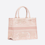 DIOR BOOK TOTE Pink Toile de  (36 x 27.5 x 16.5 cm).