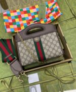 Small Tote With Web Dark Blue. - Image 3