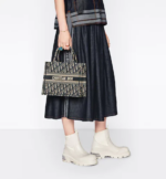 SMALL DIOR BOOK TOTE Blue Toile de (26.5 x 21 x 14 cm). - Image 4