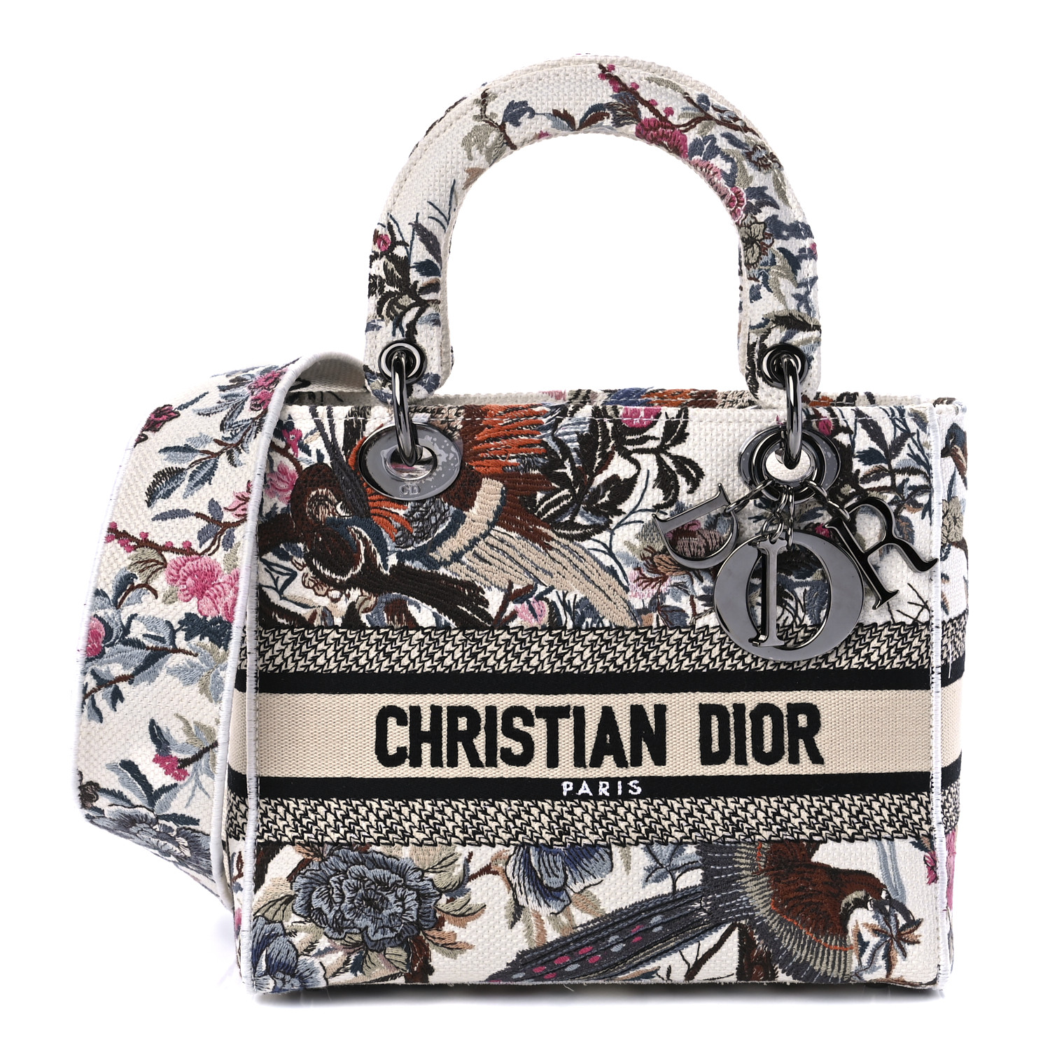 E03843C0-5371-2AE8-C447-ACB03BF9EC98-1 CHRISTIAN DIOR Lady D-Lite Ecru. - Image 1