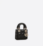 MICRO LADY DIOR BAG Black.