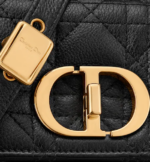 MICRO DIOR CARO BAG Black. - Image 3