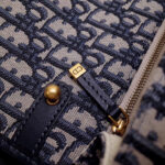 Dior Dioraddict Flap Bag In Blue Oblique Canvas. - Image 7