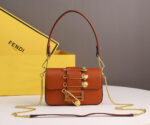 6 color gold pin cowhide bag. - Image 5