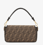 Baguette Jacquard FF fabric bag. - Image 3
